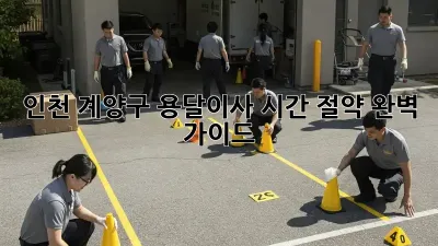 인천 계양구 용달이사 시간 절약 완벽 가이드!